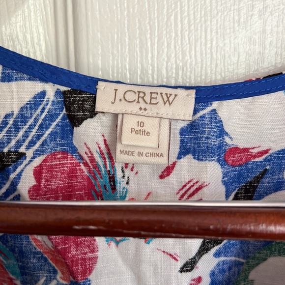 Tropical JCrew Blouse - Picture 3 of 4